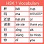 Hsk 2.0 Và 3.0 Level 1 Vocabulary Quizlet